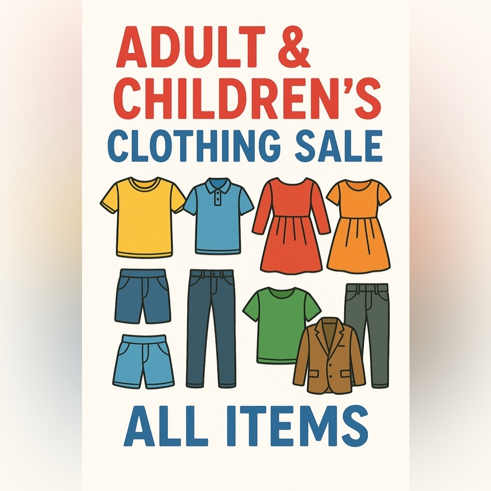 Children's Clothing Sale Poster